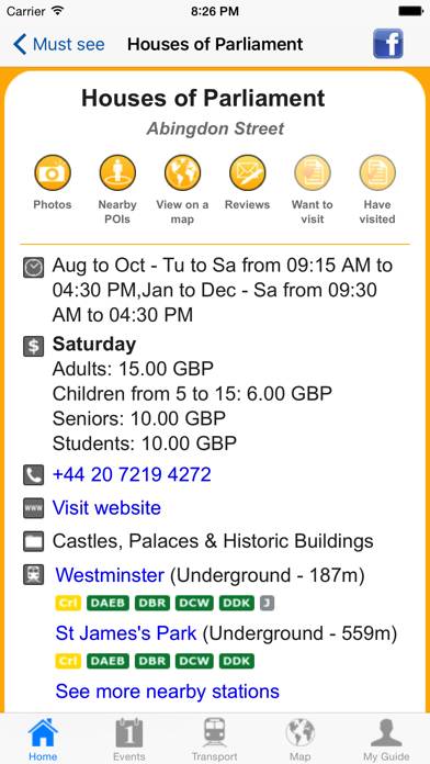 London Travel Guide Offline Captura de pantalla de la aplicación #5