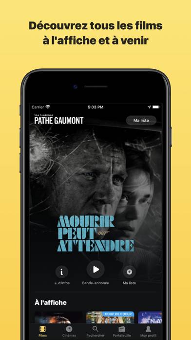 Les cinémas Pathé Gaumont App screenshot #1