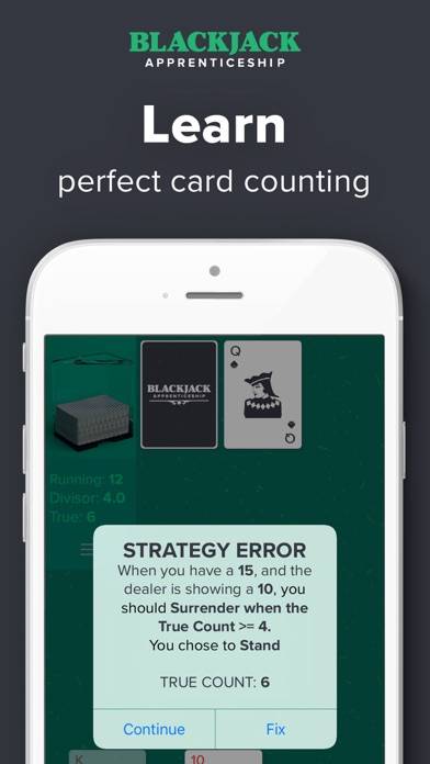 Blackjack & Card Counting Pro Captura de pantalla de la aplicación #3
