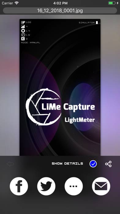 LiMe Capture Captura de pantalla de la aplicación #4