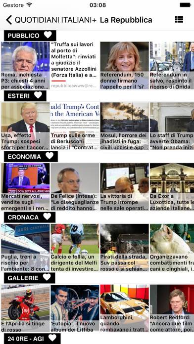 Giornali Italiani Schermata dell'app #2