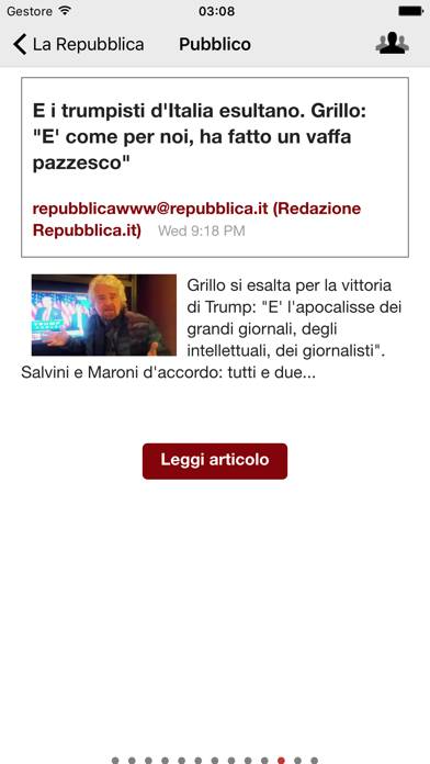Giornali Italiani Schermata dell'app #3