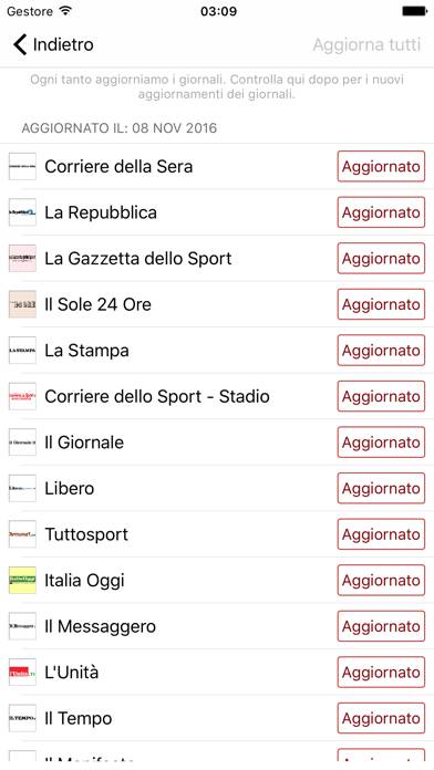 Giornali Italiani Schermata dell'app #4
