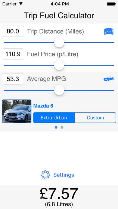 Trip Fuel Calculator