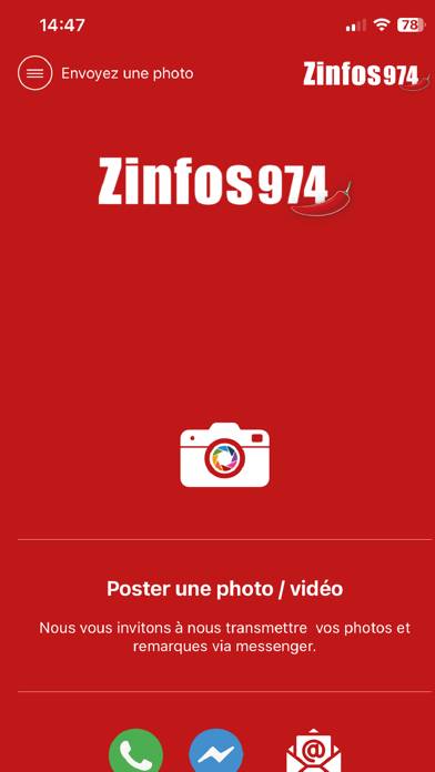 Zinfos974.com Capture d'écran de l'application