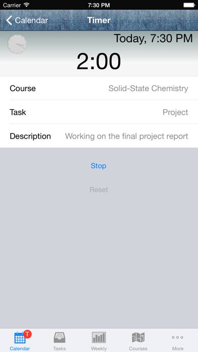Student Time Tracker Captura de pantalla de la aplicación #2