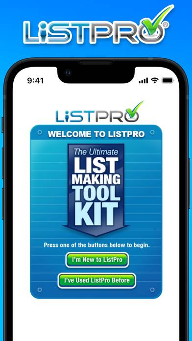 ListPro App screenshot #1