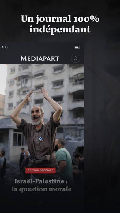 Mediapart, journal indépendant App screenshot #1