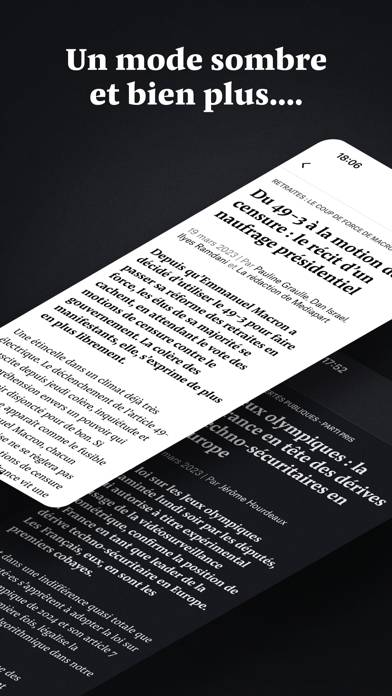 Mediapart, journal indépendant App screenshot