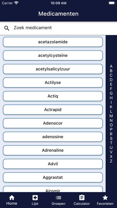 Anesthesiologie medicatie App screenshot #2