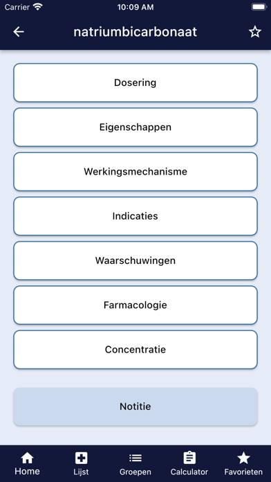 Anesthesiologie medicatie App-Screenshot #3