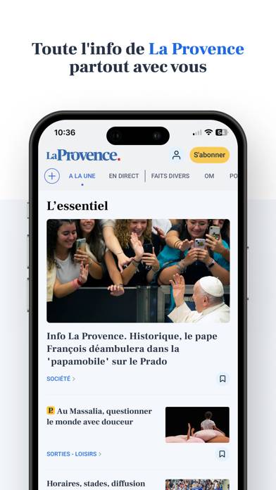 La Provence : actu en direct Capture d'écran de l'application #2