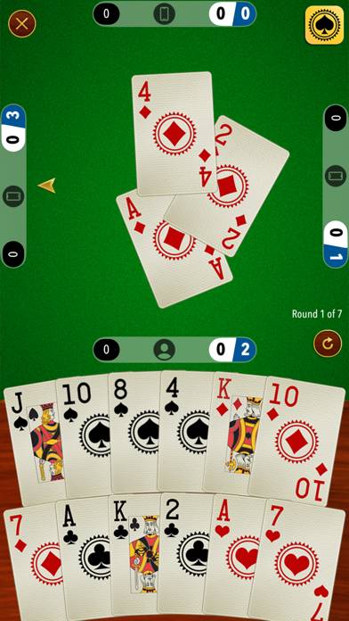 Batak Online trick taking game Uygulama ekran görüntüsü #1