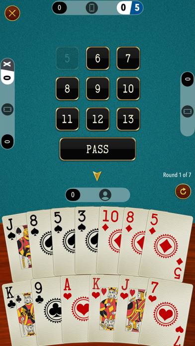 Batak Online trick taking game App screenshot #5