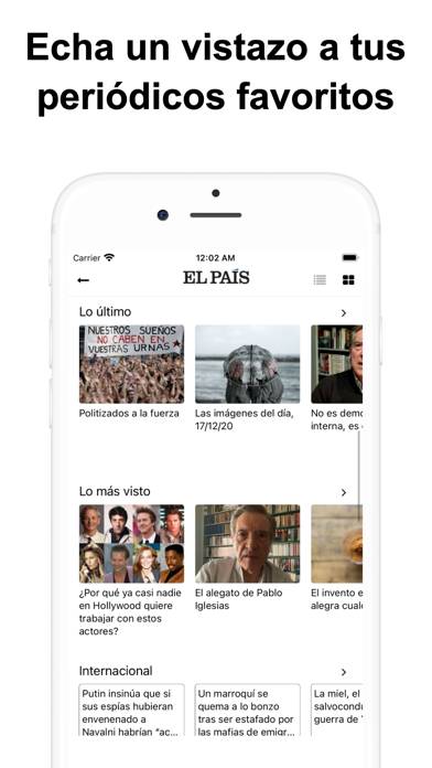 Noticias de última hora España App screenshot