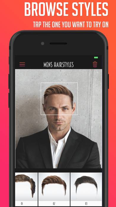 Men's Hairstyles App screenshot #3