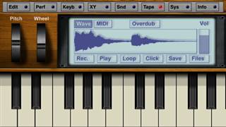 NLog MIDI Synth Captura de pantalla de la aplicación #3