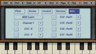 NLog MIDI Synth Captura de pantalla de la aplicación #5