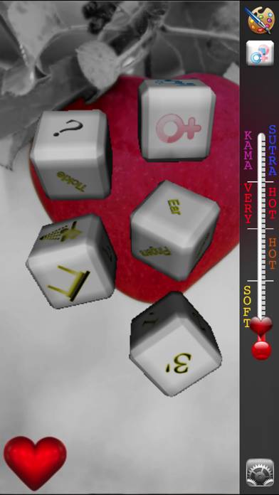 Sex Dice 3D -Love game- Uygulama ekran görüntüsü #1