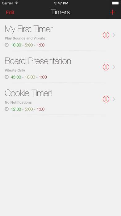 Presentation Clock App skärmdump #1