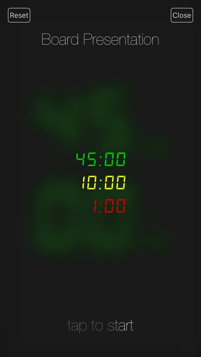 Presentation Clock Bildschirmfoto