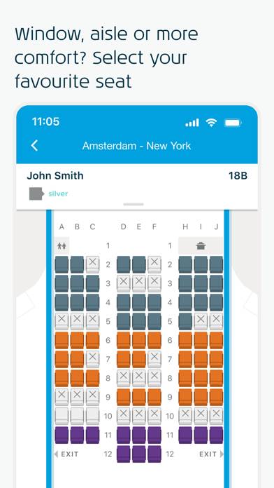 KLM App-Screenshot #2