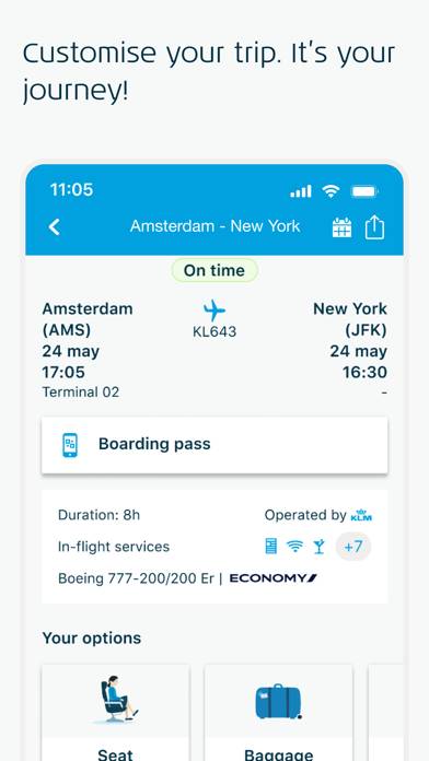 KLM App screenshot #3