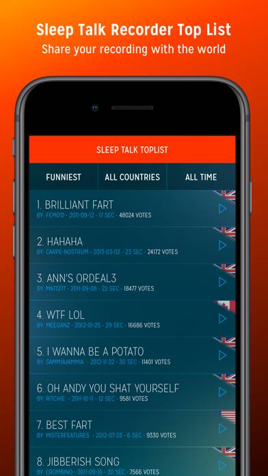 Sleep Talk Recorder Capture d'écran de l'application #4
