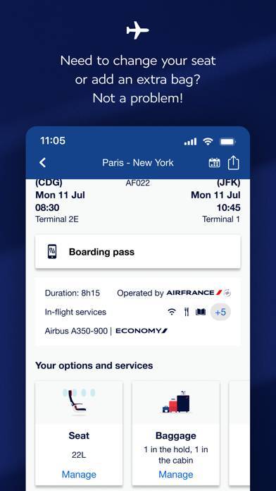 Air France App skärmdump #4