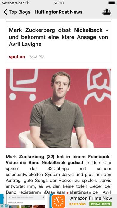 Deutsche Zeitungen App screenshot