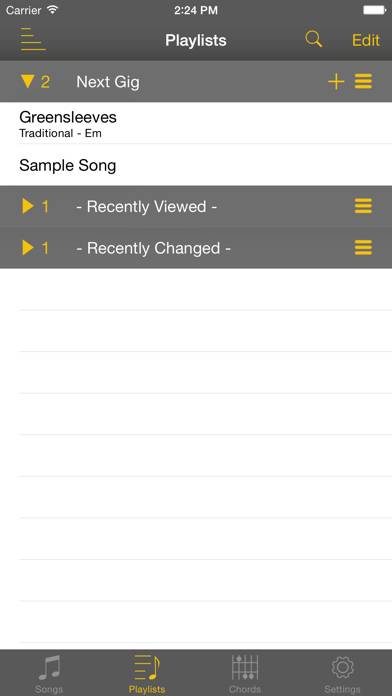 SongBook Chordpro Capture d'écran de l'application #4