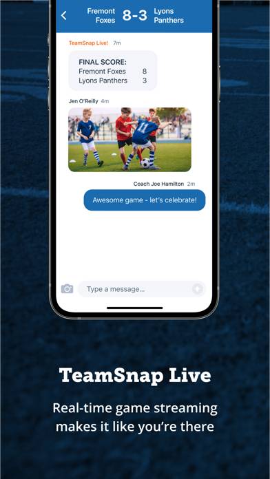 TeamSnap App screenshot