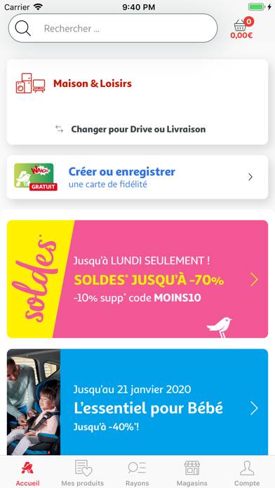 Auchan France Capture d'écran de l'application #4
