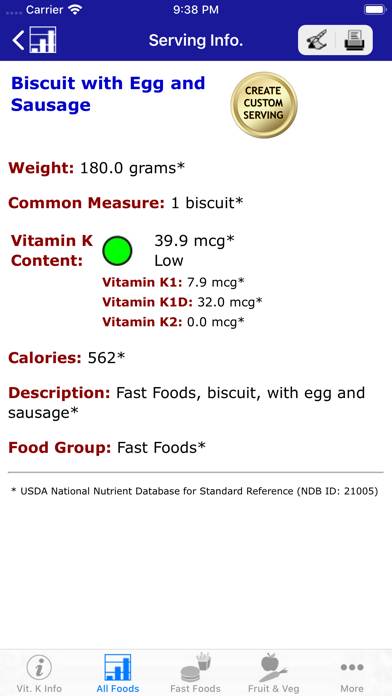 Vitamin K App screenshot #3