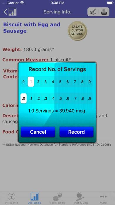 Vitamin K App screenshot #4