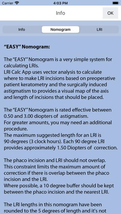 LRI Calc Schermata dell'app