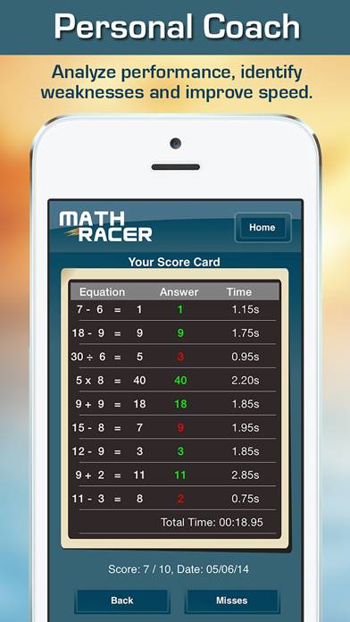 Math Racer Deluxe App screenshot #4