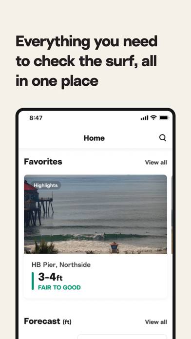 Surfline: Wave & Surf Reports Captura de pantalla de la aplicación #2