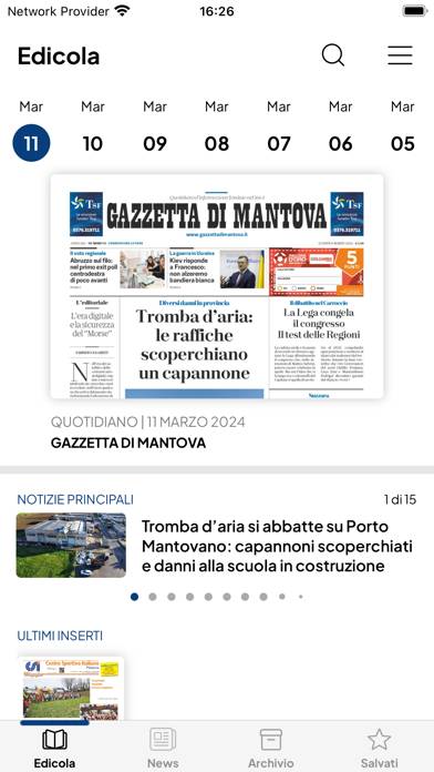 La Gazzetta di Mantova Schermata dell'app #1
