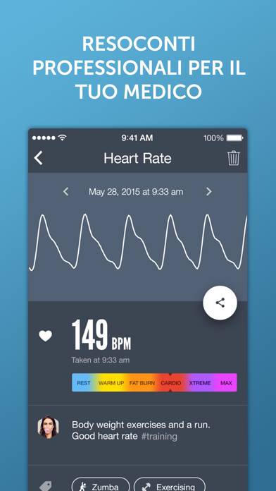 Instant Heart Rate plus HR Monitor Schermata dell'app #4