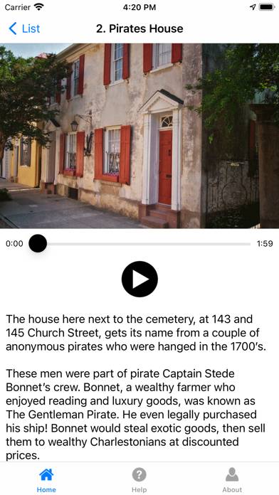 Ghosts of Charleston App screenshot