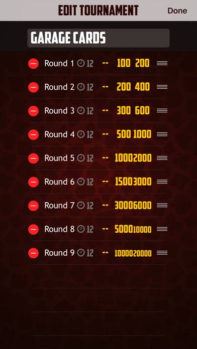 Pokernut Tournament Timer Скриншот приложения #4