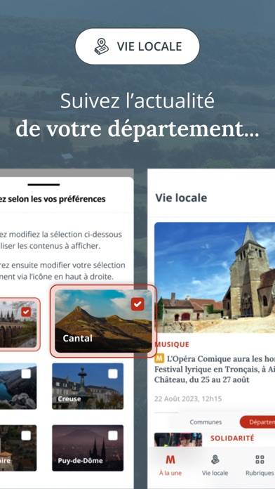 La Montagne Capture d'écran de l'application