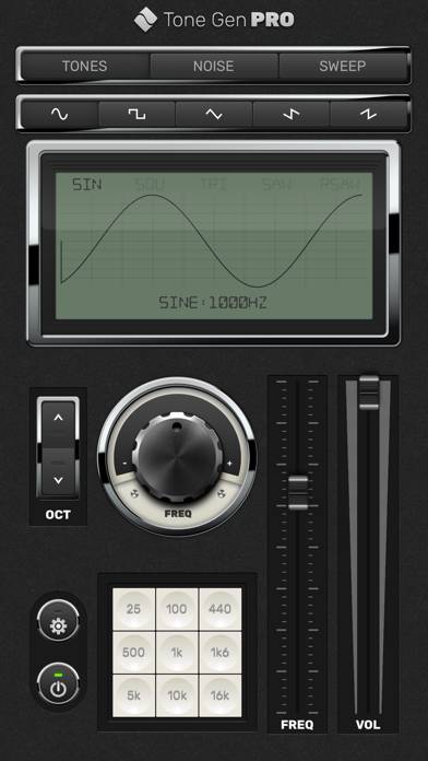 Tone Generator Pro immagine dello schermo