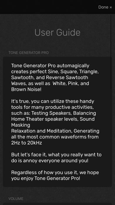 Tone Generator Pro Schermata dell'app #6