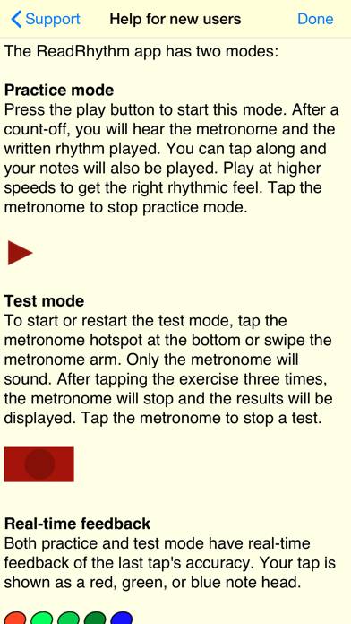 Rhythm Sight Reading Trainer Schermata dell'app #5