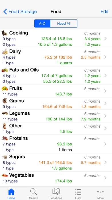 Home Food Storage App-Screenshot #3