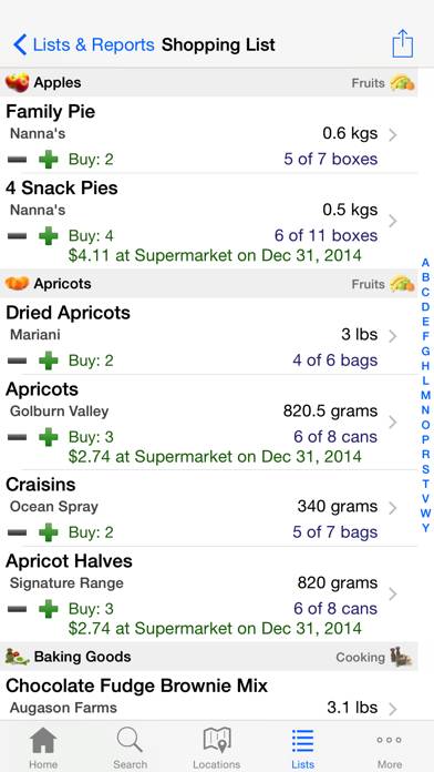 Home Food Storage App-Screenshot #5