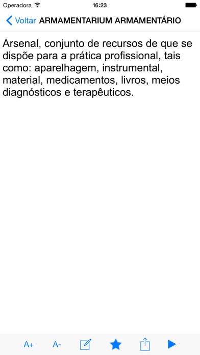 Dicionário Odontológico Captura de pantalla de la aplicación #2