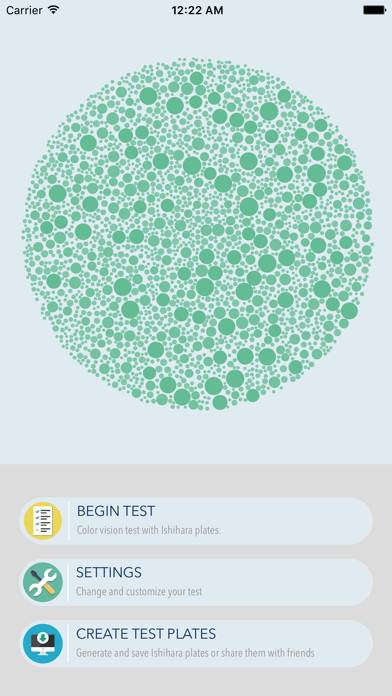 Color Vision Test - Detects 3 deficiency groups